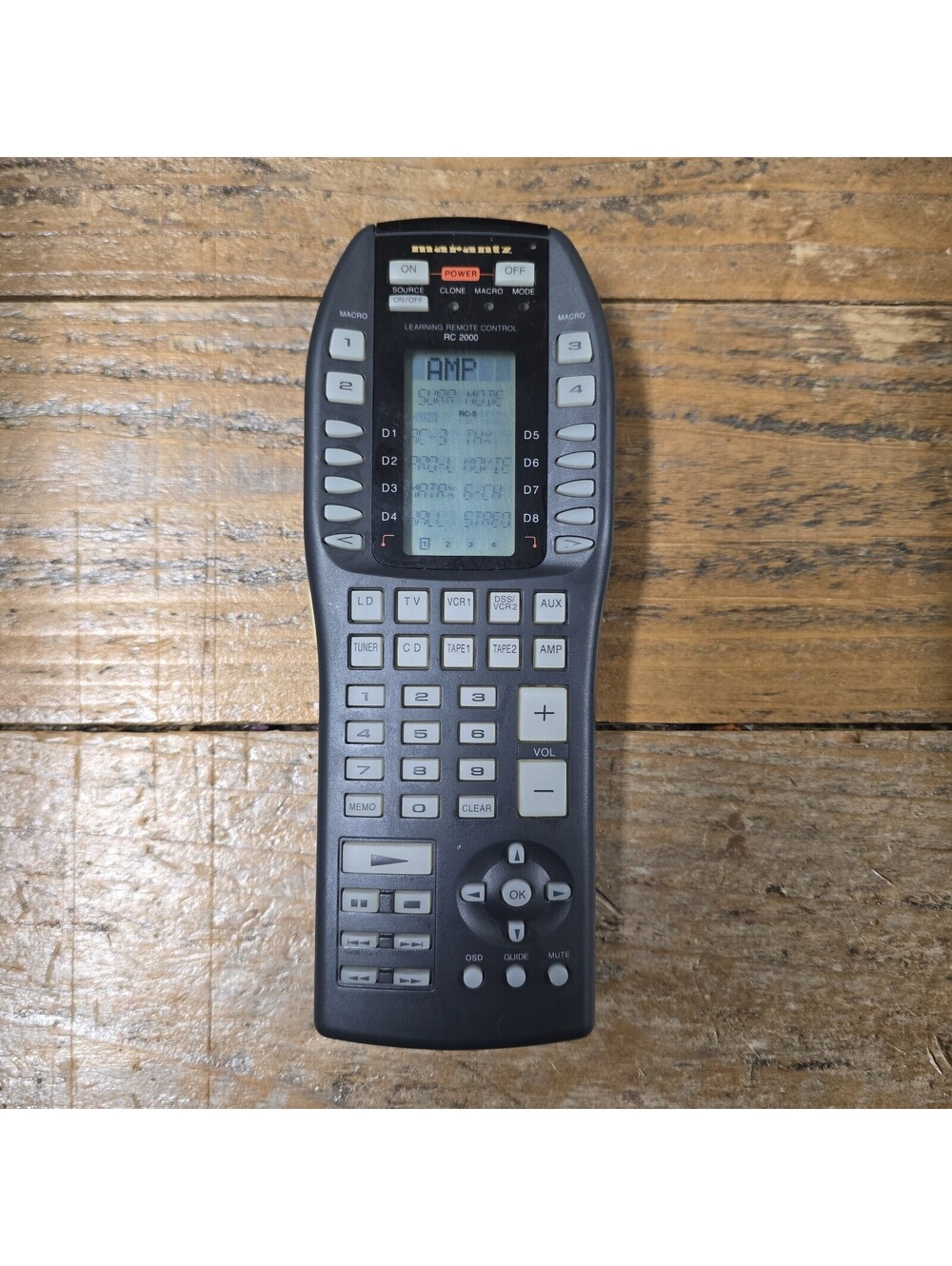 Original MARANTZ RC2000 Learning Universal Remote Control.